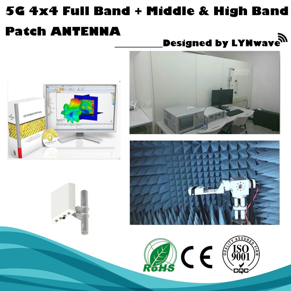 4x4 Sub 6GHz 5G Antenna Outdoor Patch MIMO Antenna for LTE 5G Router